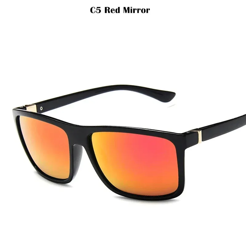 2024 Men's Sunglasses Classic Square Sun Glasses Brand Design UV400 Protection Shades oculos de sol hombre glasses Driver