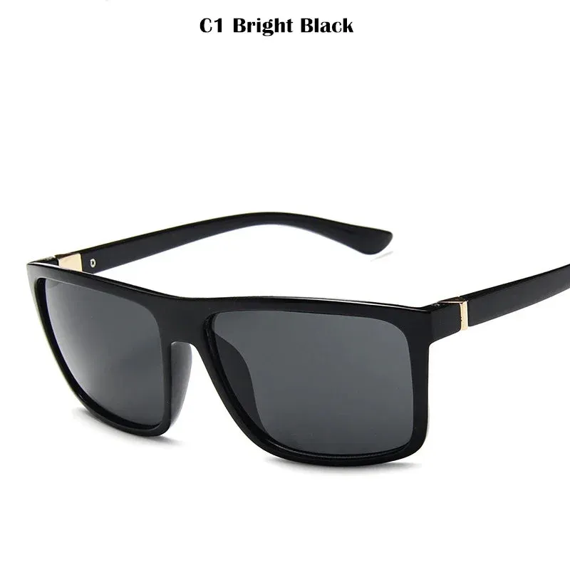 2024 Men's Sunglasses Classic Square Sun Glasses Brand Design UV400 Protection Shades oculos de sol hombre glasses Driver