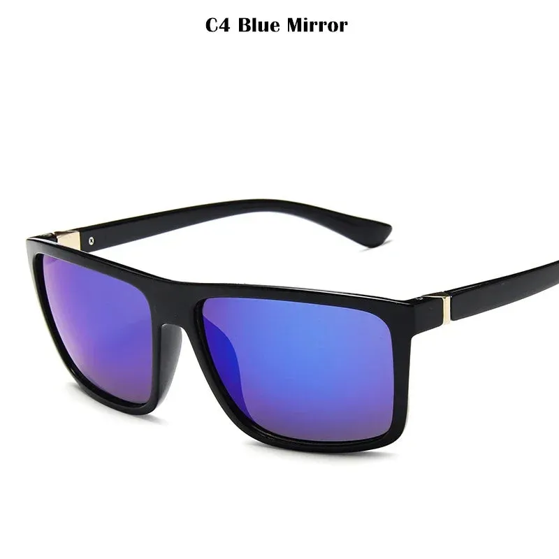 2024 Men's Sunglasses Classic Square Sun Glasses Brand Design UV400 Protection Shades oculos de sol hombre glasses Driver