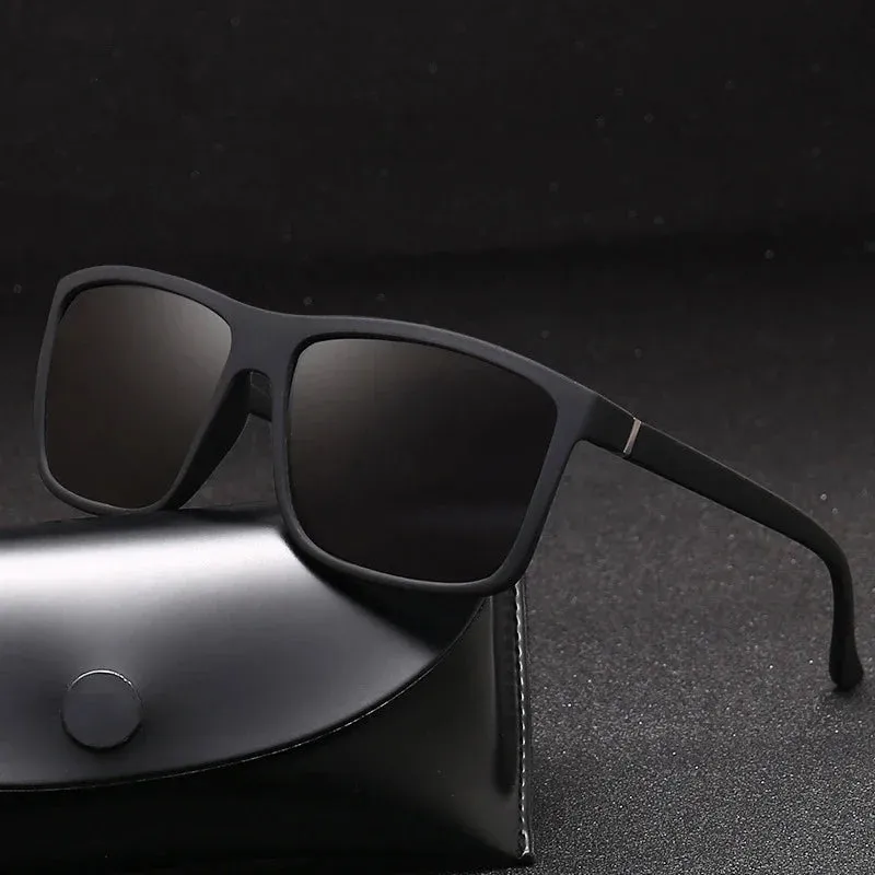 2024 Men's Sunglasses Classic Square Sun Glasses Brand Design UV400 Protection Shades oculos de sol hombre glasses Driver