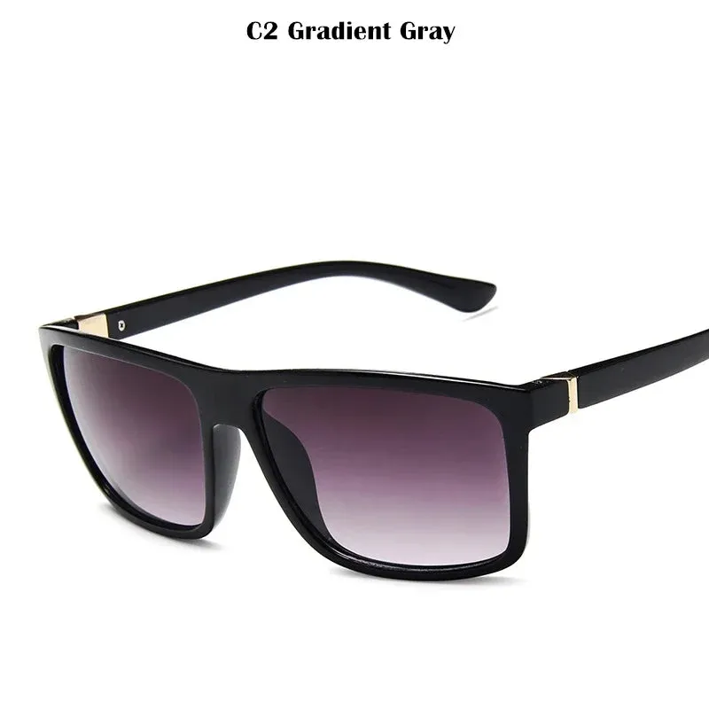 2024 Men's Sunglasses Classic Square Sun Glasses Brand Design UV400 Protection Shades oculos de sol hombre glasses Driver