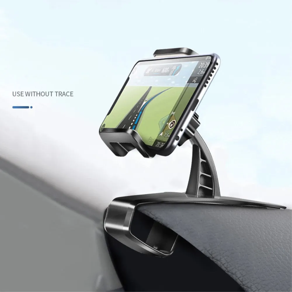 3 in 1 Car GPS Smartphone Holder: Dashboard / Visor Clamp   AC Grid Clip for Zopo Speed 7 Plus, Speed 7 , ZP952 - Black