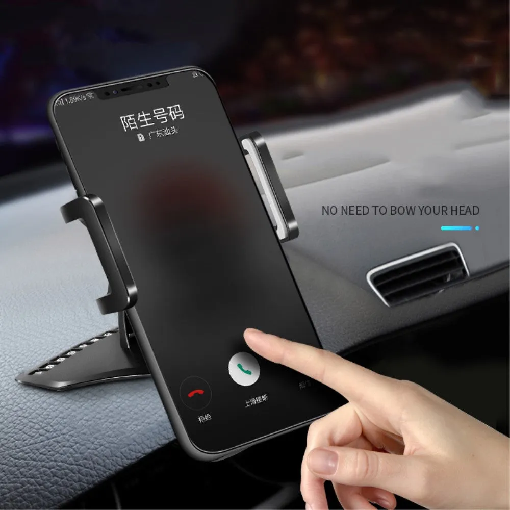 3 in 1 Car GPS Smartphone Holder: Dashboard / Visor Clamp   AC Grid Clip for Zopo Speed 7 Plus, Speed 7 , ZP952 - Black