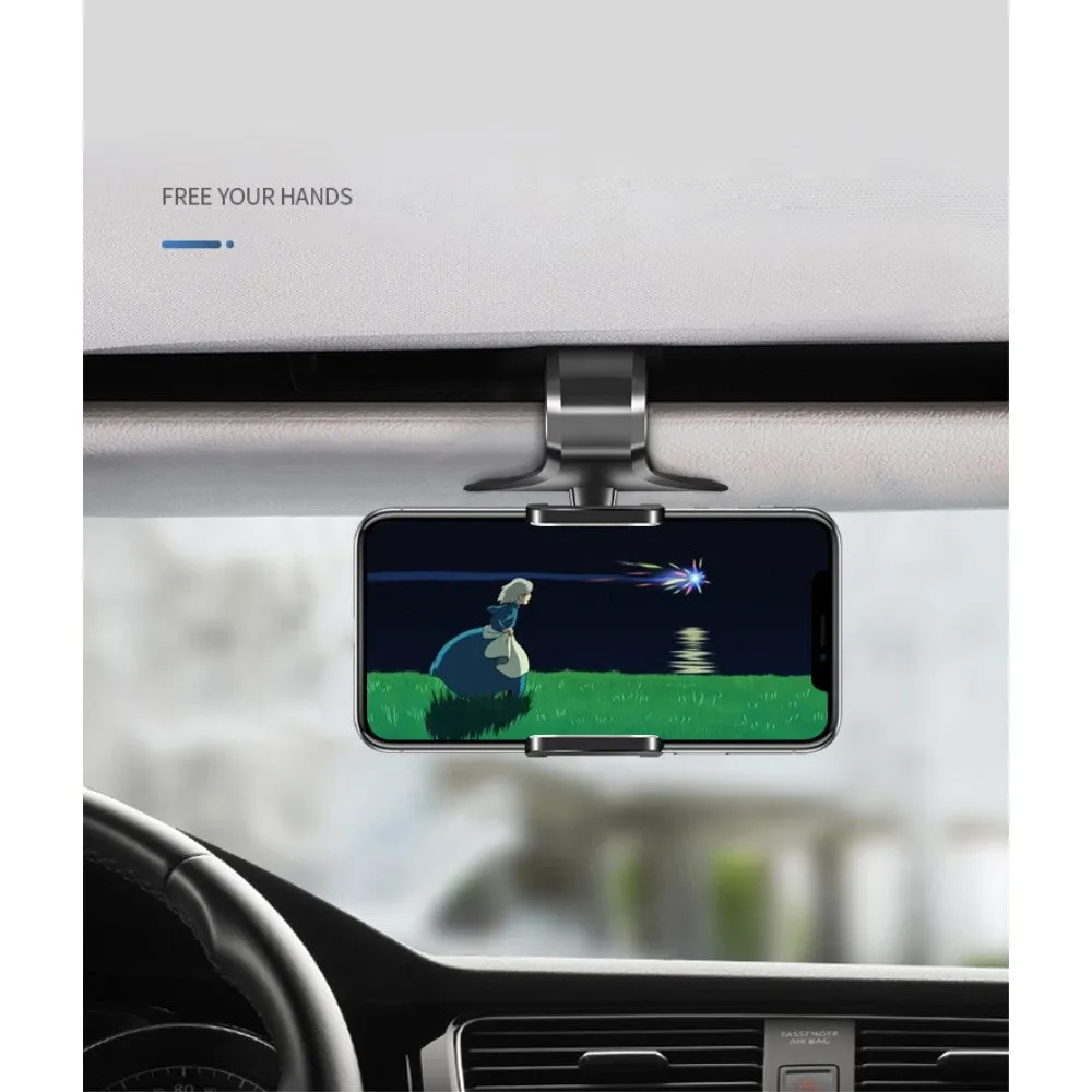 3 in 1 Car GPS Smartphone Holder: Dashboard / Visor Clamp   AC Grid Clip for ZTE Speed - Black