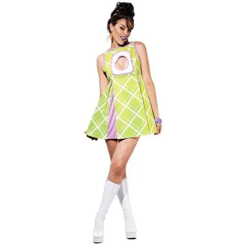 60's Mod Dress Costume - Green