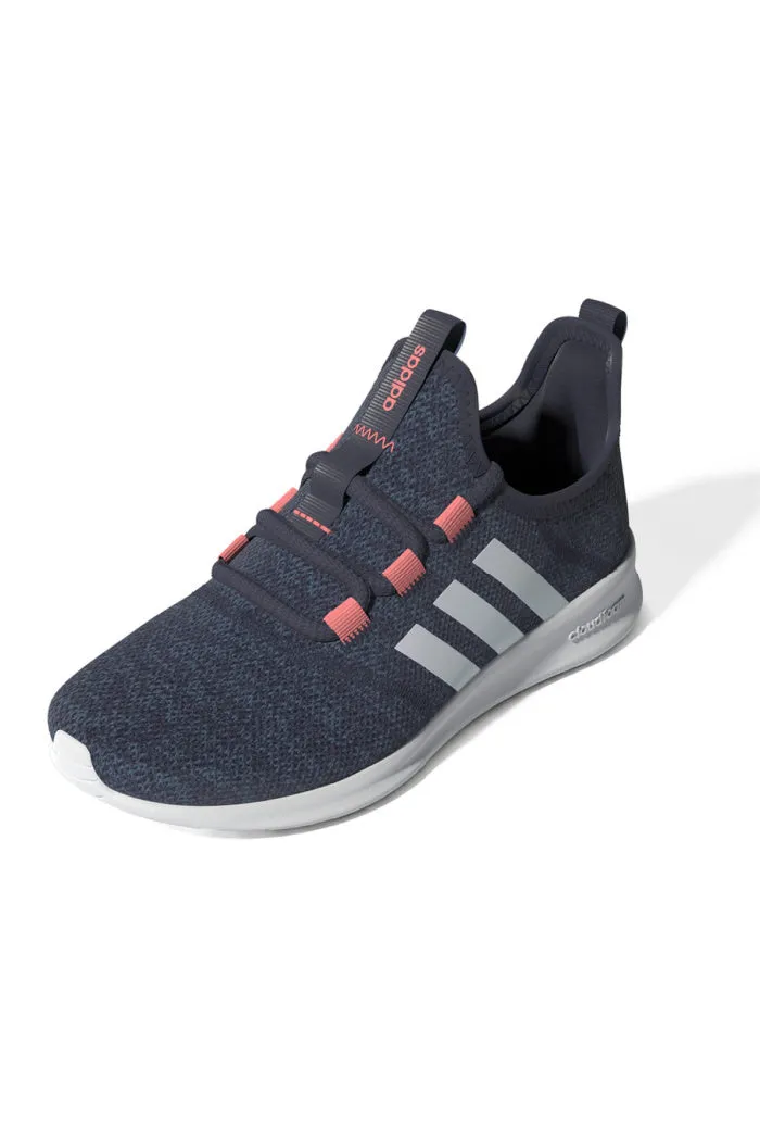 Adidas Girls Cloudfoam Pure K 2.0 in Shadow Navy/ Future White/ Acid Red
