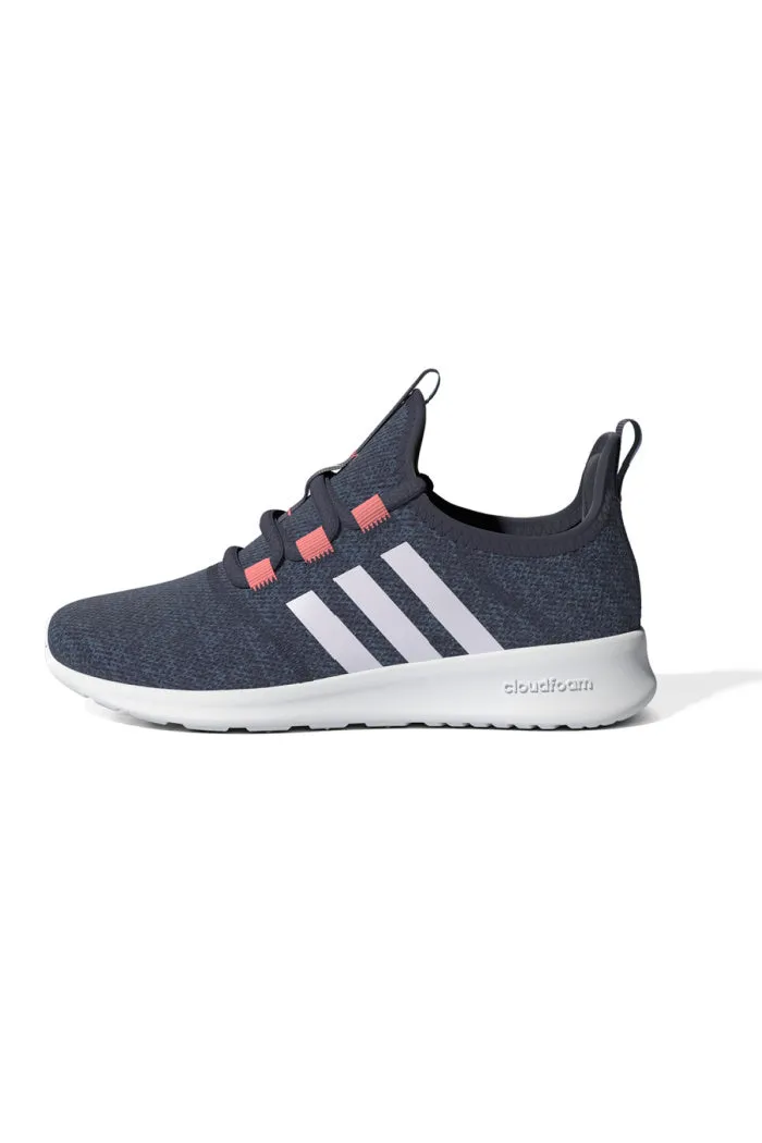 Adidas Girls Cloudfoam Pure K 2.0 in Shadow Navy/ Future White/ Acid Red