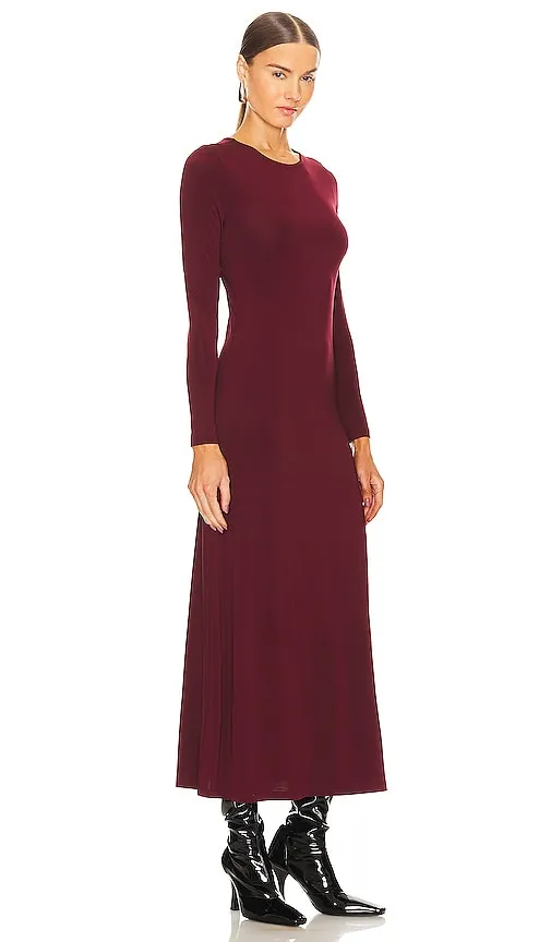ALLSAINTS Katlyn Maxi Dress in Burgundy