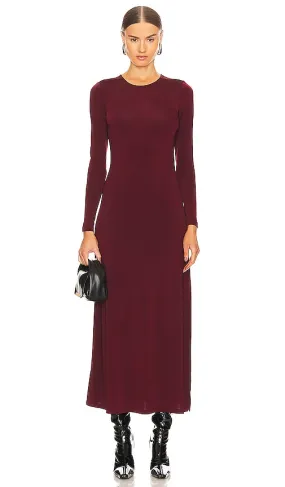 ALLSAINTS Katlyn Maxi Dress in Burgundy
