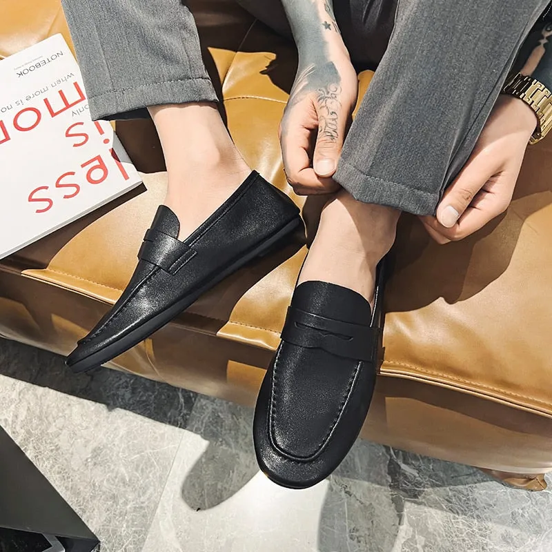 binfenxie Classic handmade mens loafers summer High Quality Casual flats Genuine Leather Breathable driving shoes Moccasins Zapatos Hombre