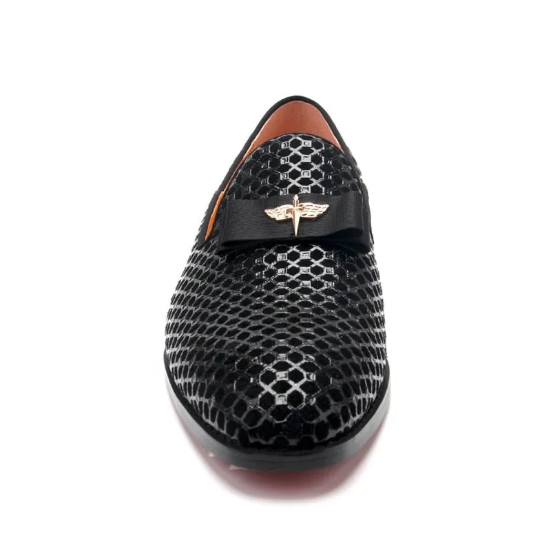 Black Cup Men's Leather Loafers Shoes