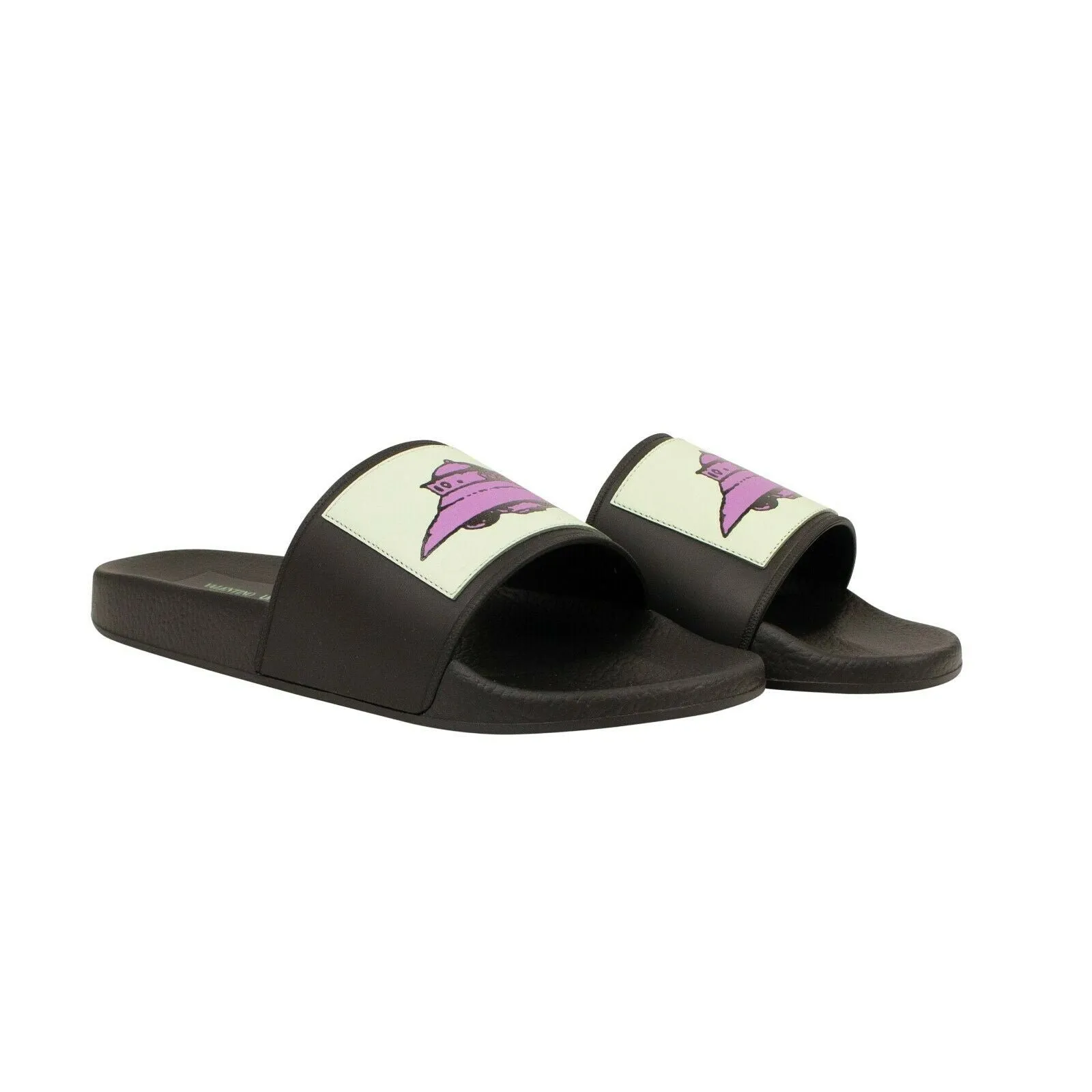 Black UFO Slides Slippers