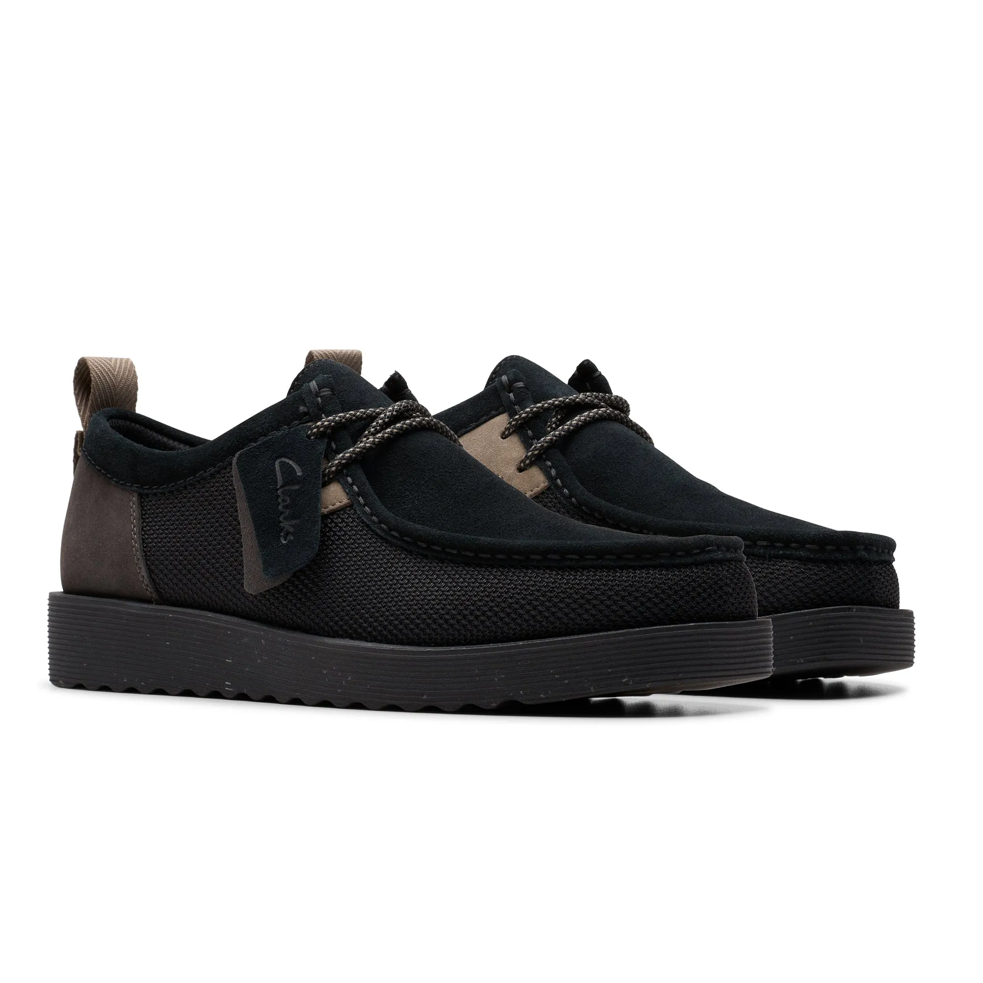 Clarks Originals Wallabee FTR 2 Lo Shoes Black Combination