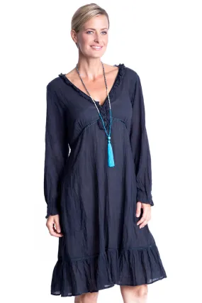 Cordova Dress in Ink