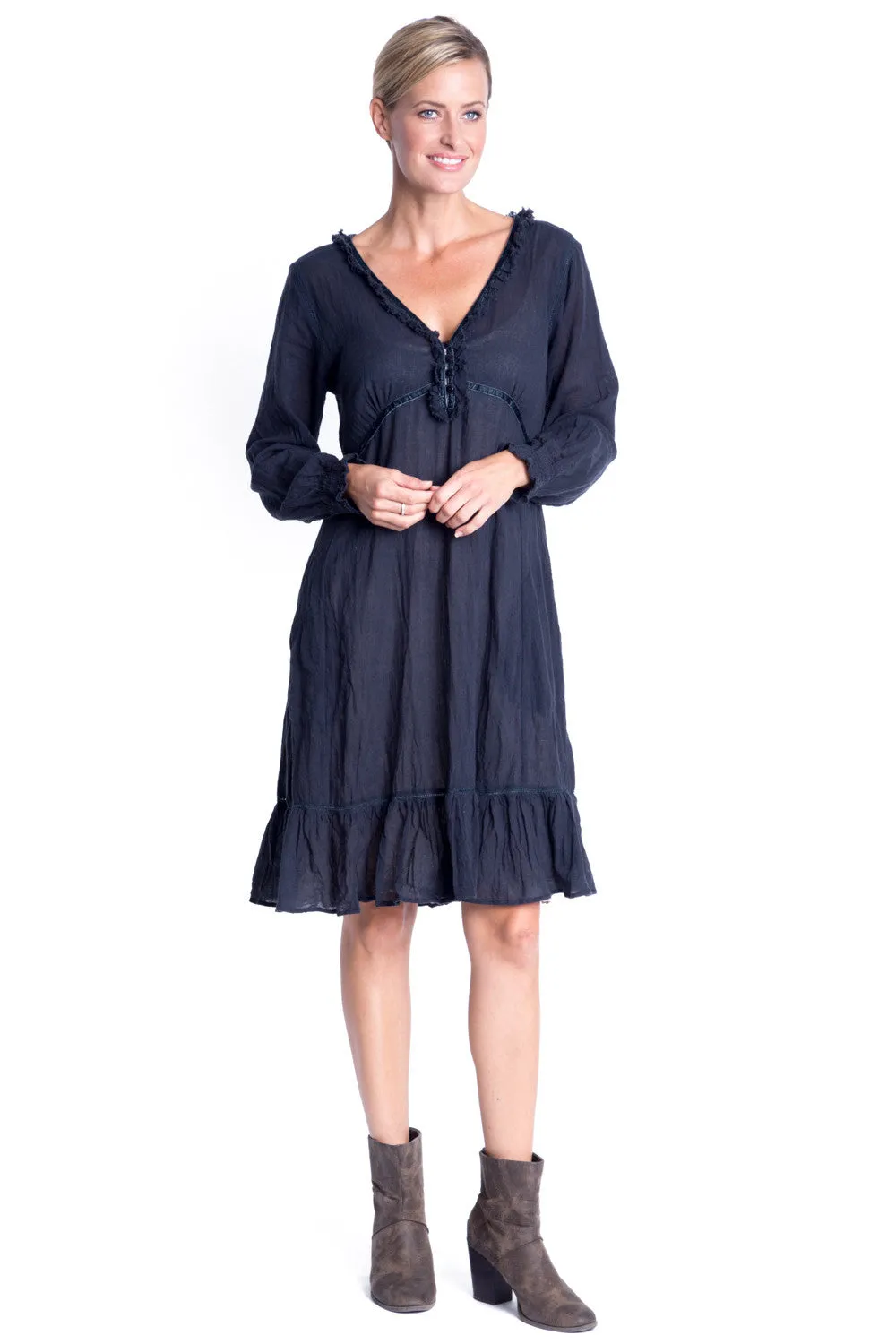 Cordova Dress in Ink