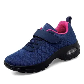 Cuzcare Women Orthopedic Shoes Pain Relief Air Cushion Wide Toebox High Quality Material  Elastic Non-Slip Velcro Sneakers