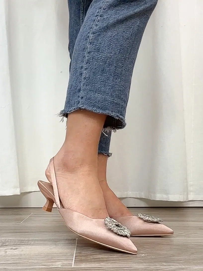 Florence Crystal Kitten Heel