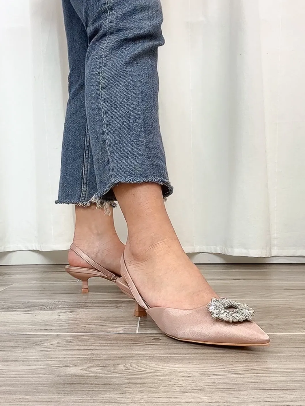 Florence Crystal Kitten Heel