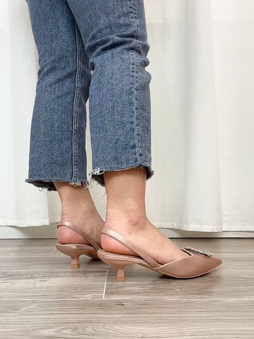 Florence Crystal Kitten Heel
