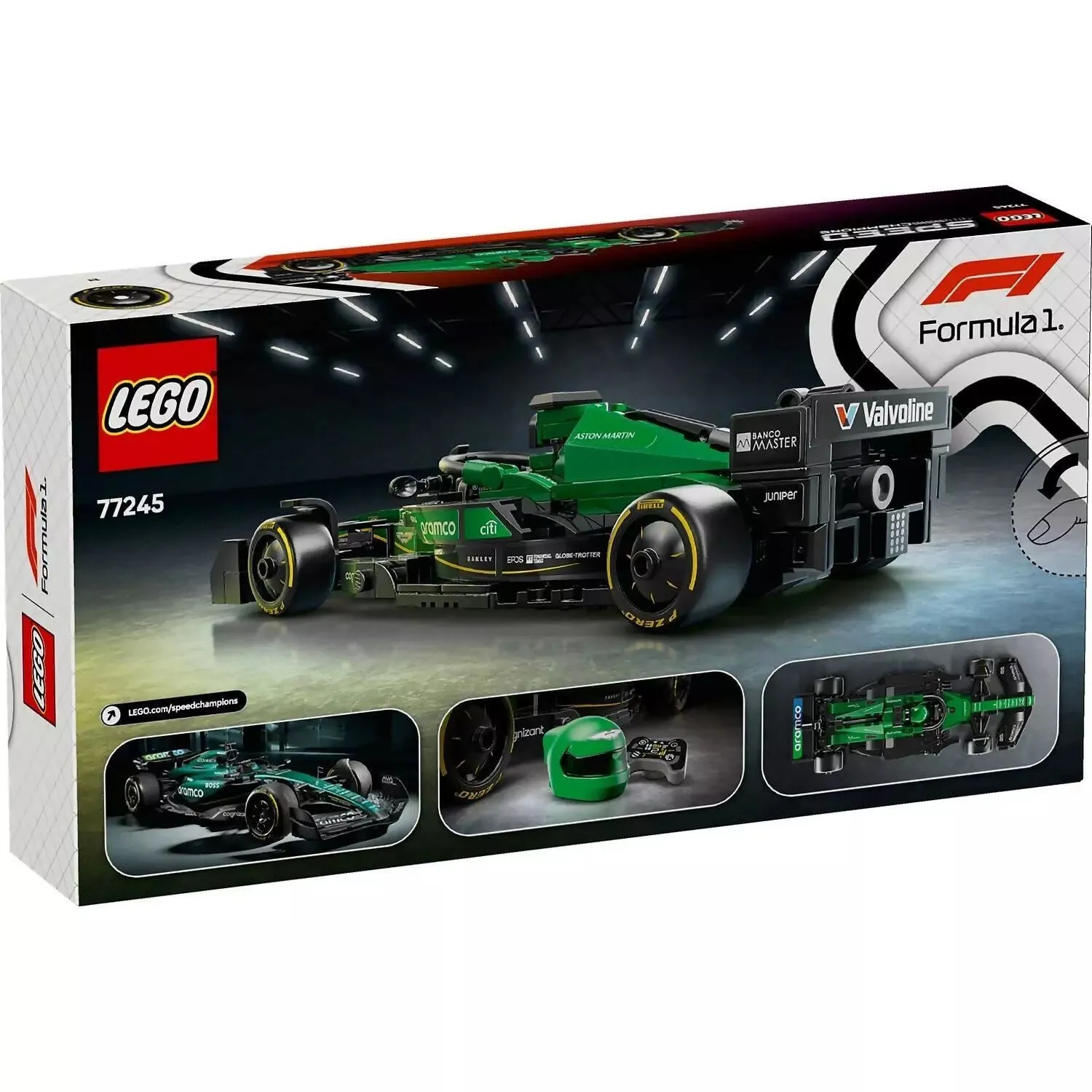 LEGO Speed Champions Aston Martin Aramco F1 AMR24 Race Car 77245