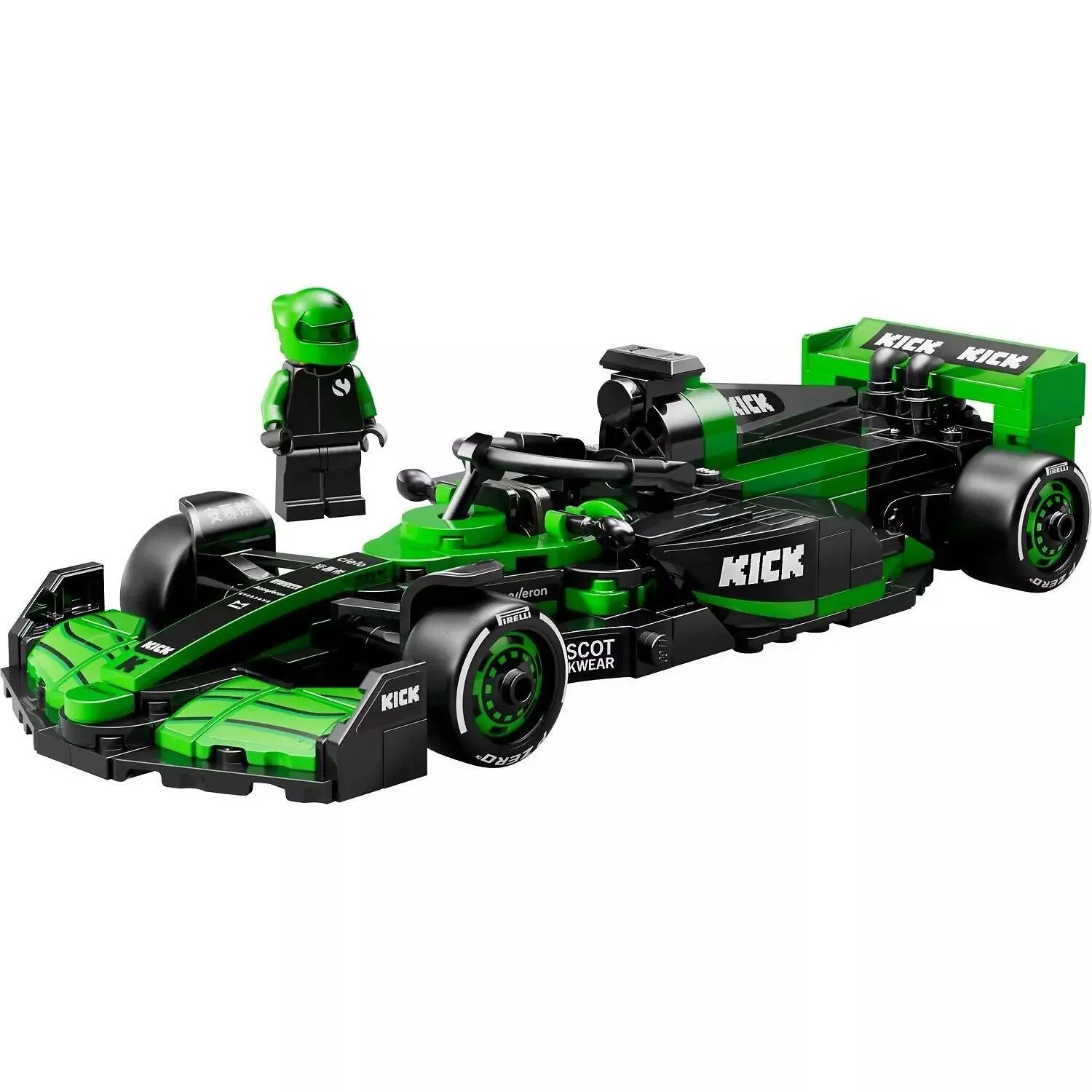 LEGO Speed Champions KICK Sauber F1 Team C44 Race Car 77247