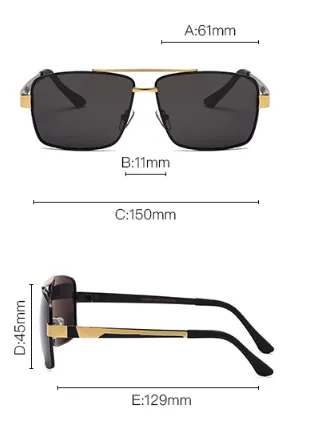Men's Polarized Anti-Ray Reflection UV400 Sunglasses
