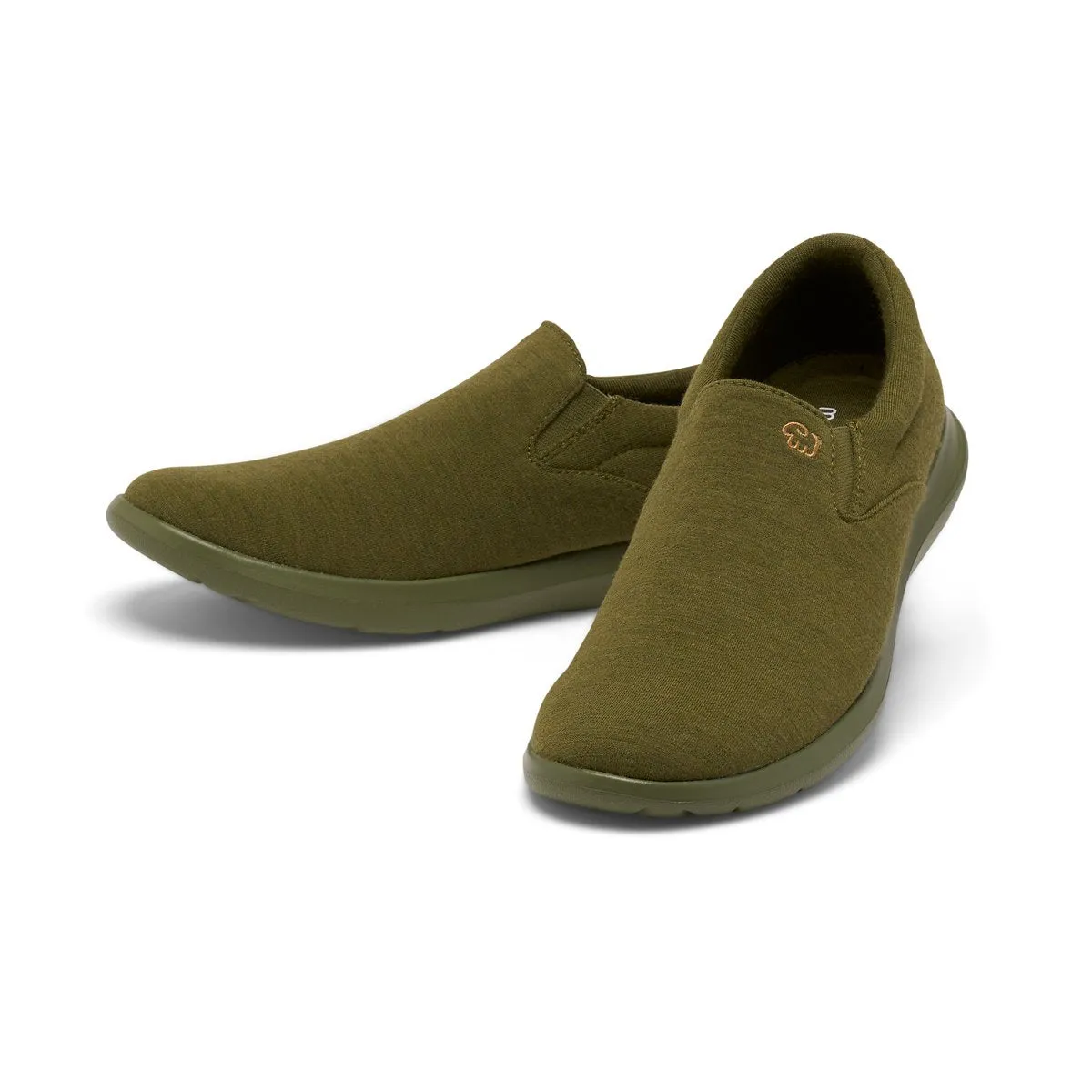 Men's Slip-Ons Olive Green