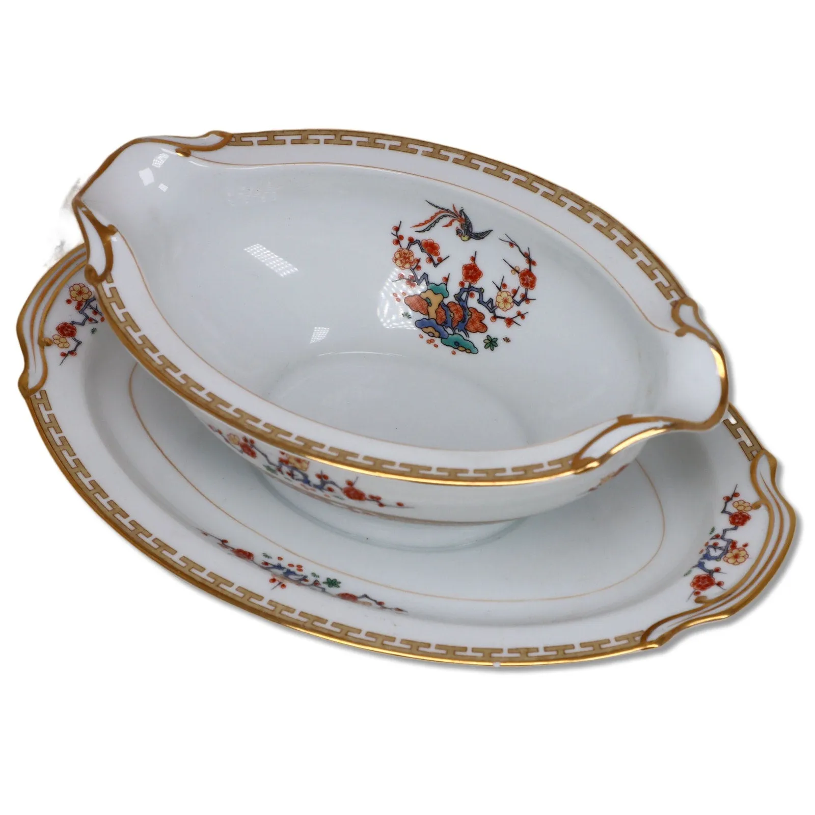 Noritake Hawthorne Gravy Boat Japan Vintage 1950's