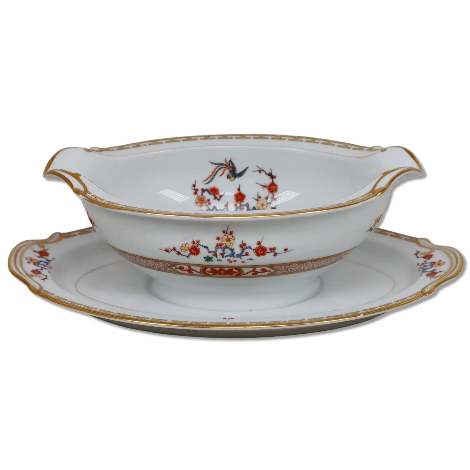 Noritake Hawthorne Gravy Boat Japan Vintage 1950's