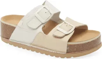 ON FOOT SEATTLE PLATFORM BEIGE MULTI