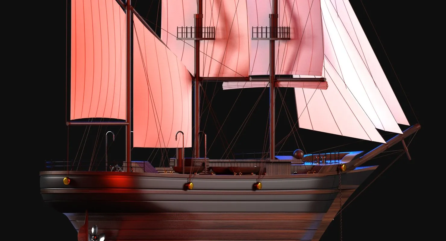 Sail Boat Miniature