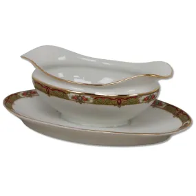 Tressemanes & Vogt TV Limoges TRV4 Gravy Boat C. 1892 to 1907
