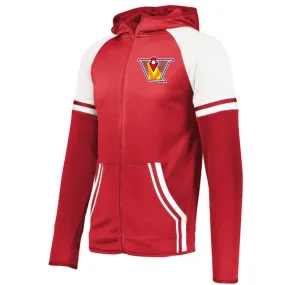 Velo FP - Retro Grade Jacket with V Logo - Red